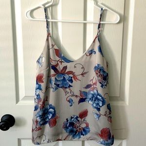 14th & Union Flower Silk Tank